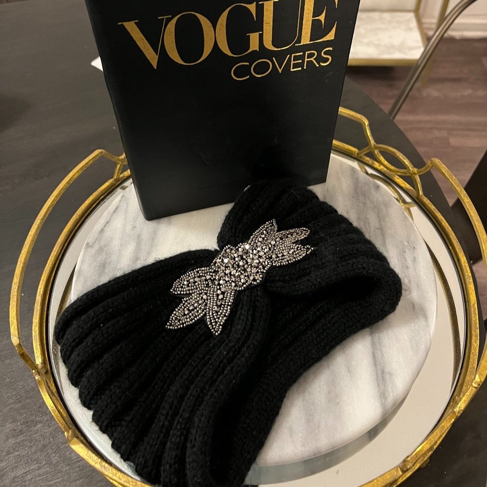 Anthropologie Embellished Ear Warmer Headband